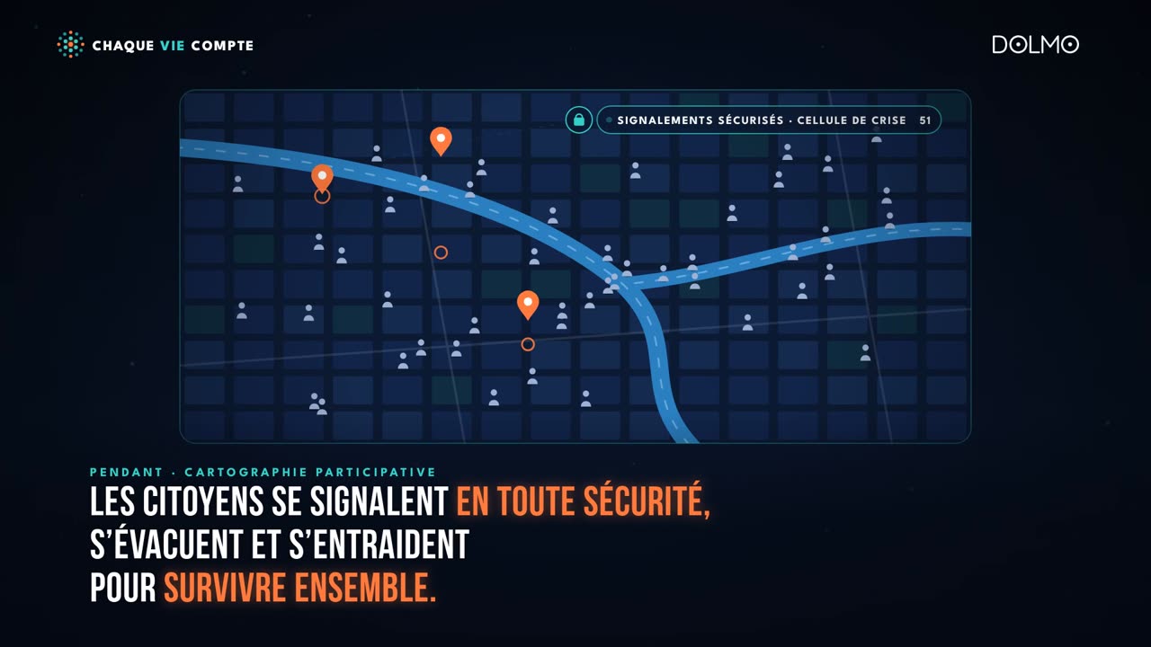 Carte participative : les citoyens se signalent en toute sécurité